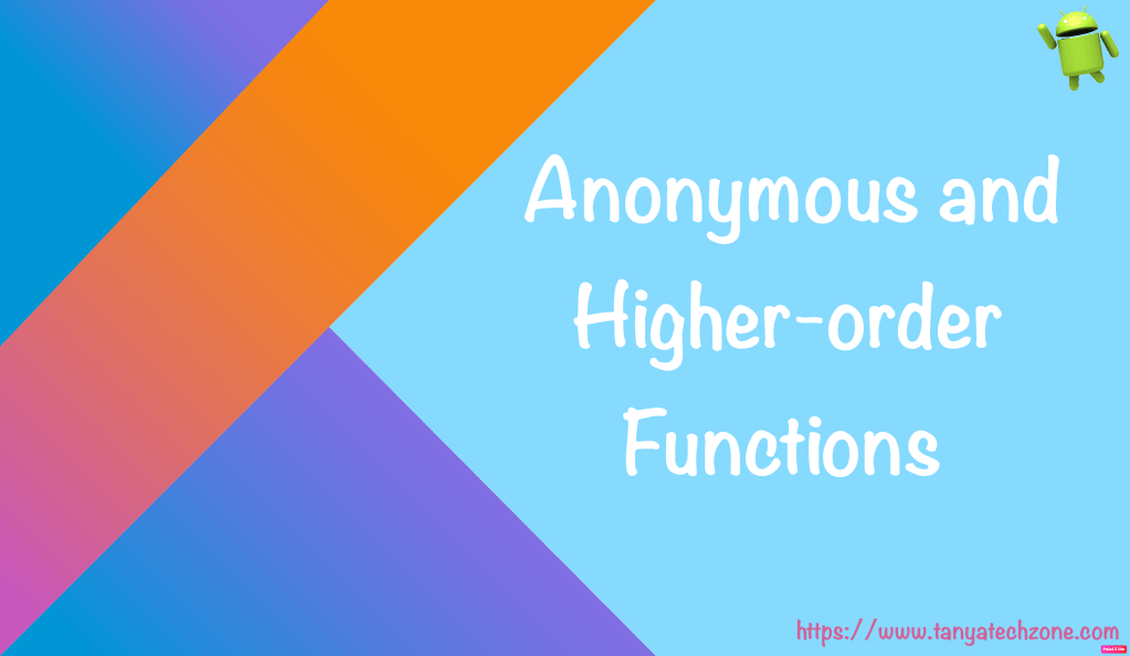 Anonymous and Higher Order&nbsp;Functions